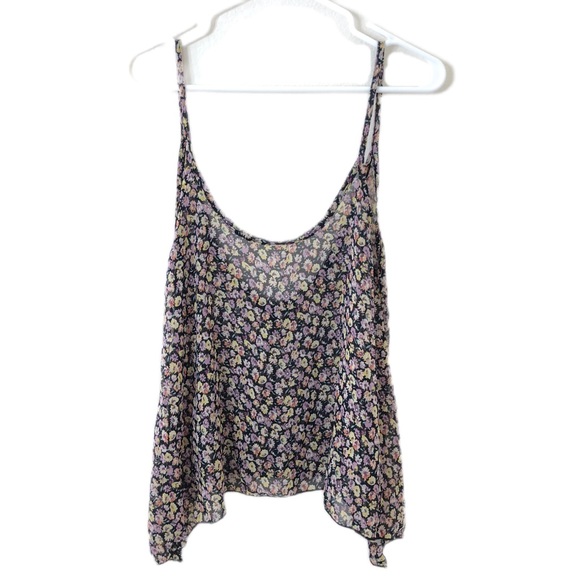 Brandy Melville Tops - Brandy Melville Floral Flowy Tank Top One Size
